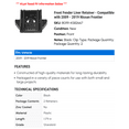 thumbnail image 2 of Front Fender Liner Retainer - Compatible with 2009 - 2019 Nissan Frontier 2010 2011 2012 2013 2014 2015 2016 2017 2018, 2 of 2