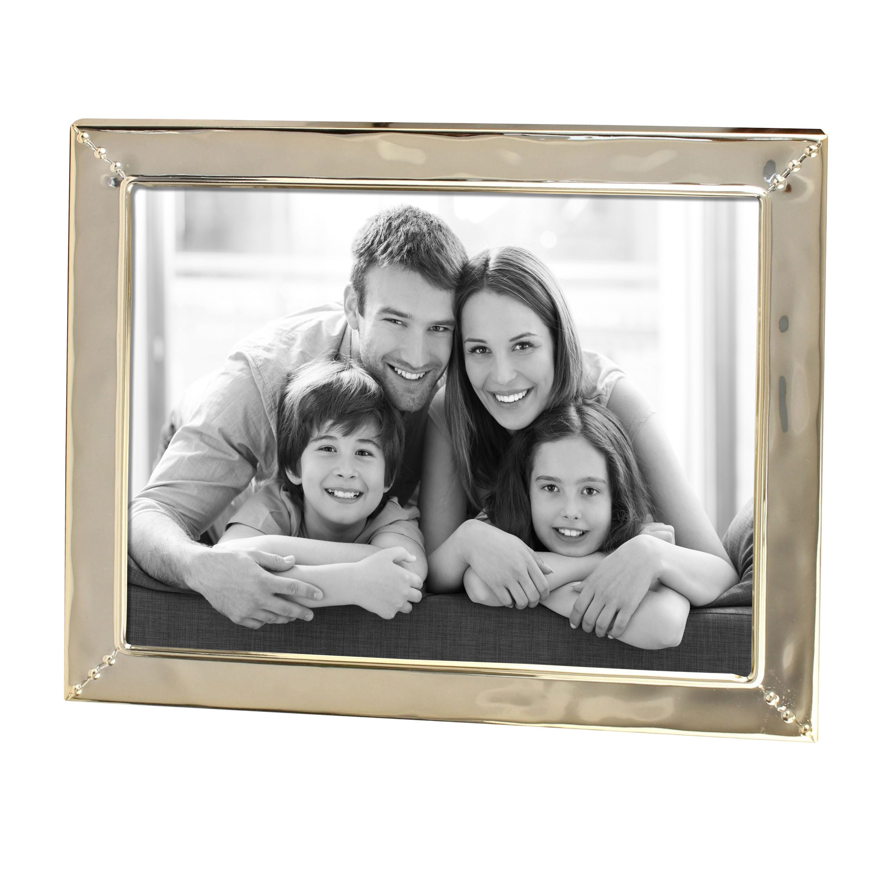 Better Homes & Gardens 8" x 10" Rectangle Metal Tabletop  Picture Frame, Gold