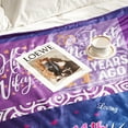thumbnail image 5 of LHSHID 15th Anniversary Wedding Gift 15th Wedding for Her 15 Year Anniversary for Couples Wife Husband Best Anniversary Blanket Present Blanket 60x80in, 5 of 6