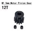 thumbnail image 2 of Piezas de repuesto de engranajes de piñón M1 de 5mm, engranaje de piñón de Motor para camión Buggy 1/8 Rc JShteea  El nuevo, 2 of 9