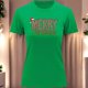 thumbnail image 3 of Playera Blusa Con Estampado Merry Christmas Estilo Animal Print Ropa Para Mujer Color Verde Talla Chica Marca Emil SaEs, 3 of 4