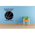 thumbnail image 1 of If You Quit Once It Becomes A Habit. Never Quit Michael Jordan Life Sports Motivation Quote Basketball Custom Wall Decal Vinyl Sticker 20 Inches X 20 Inches, 1 of 1