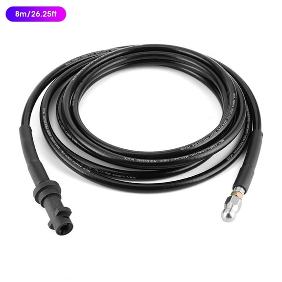 Sarapandan Universal Fit for Major Pressure Washers, 8m Length 26.25ft High-Pressure Hose for Car Cleaning & Sewer Drain