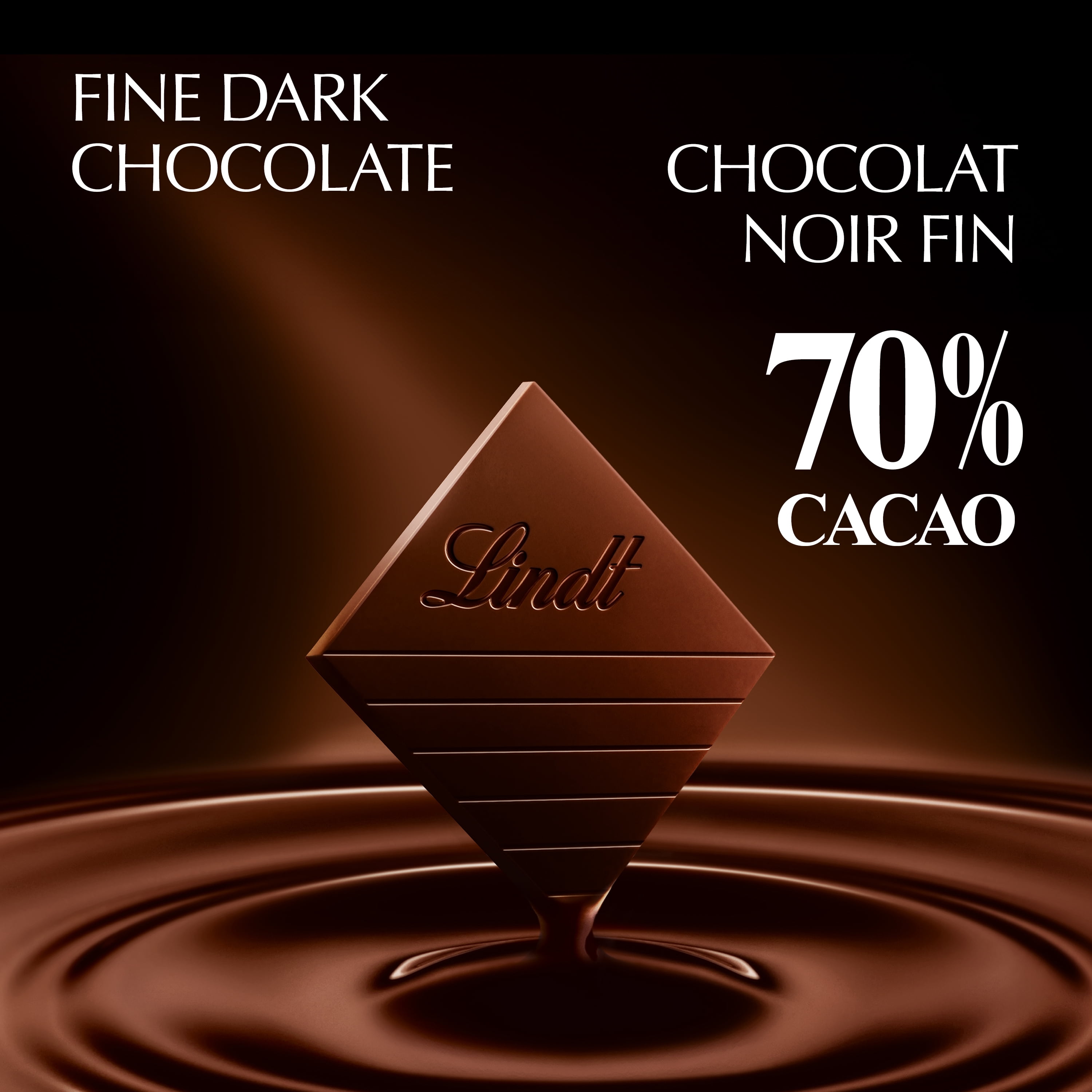 Lindt EXCELLENCE 70% Cacao Dark Chocolate Bar, 100 Grams, 100 g