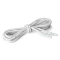 thumbnail image 2 of INSPIRE CHIC Unisex Round Rope Braided Waxed Shoelaces for Casual Dress Boots Shoes White 100 cm/39.5', 2 of 4