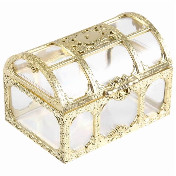 Mini Jewelry Box Candy Ring Earrings Necklace Case Gift Birthday Wedding Decor Jewelry Packaging Bead Storage Organizer Gold S