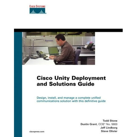 

Cisco Unity Deployment and Solutions Guide Pre-Owned Hardcover 1587051184 9781587051180 Jeff Lindborg Steve Olivier Dustin Grant