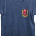 thumbnail image 3 of Colt 45 Logo Art on Chest Women's Navy Blue Short Sleeve Tee-3XL, 3 of 4