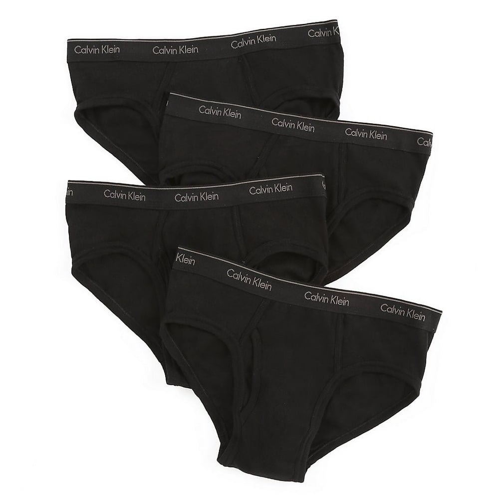 Calvin Klein - Men's Cotton Classic Low Rise Brief (4-Pack) - Walmart