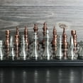 thumbnail image 5 of Modern Rustic Metallic Chess Set, 5 of 5