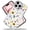 Aesthetic Sunflowers Wild Flower White, variant on Case for iPhone 13 & 14, Compatible with MagSafe, Koi Fish for Women Girls Slim Cute Hard Back Shockproof Phone Case for iPhone 13 & 14, White