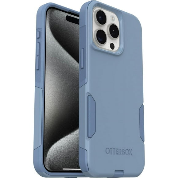 OtterBox Funda Commuter Series MagSafe para iPhone 15 Pro, Color Denim Nítido