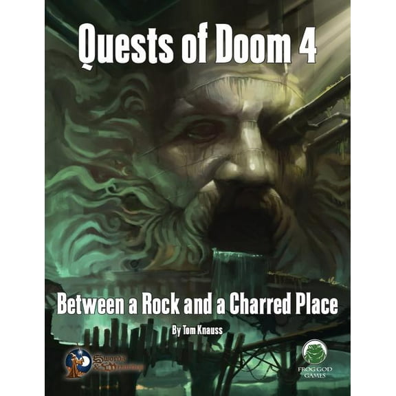 Quests of Doom 4: Between a Rock and a Charred Place - Swords & Wizardry (Paperback)