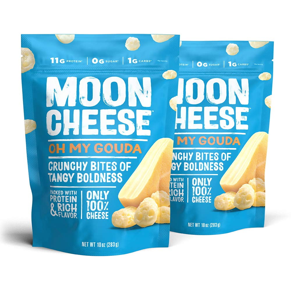 Moon Cheese, Oh My Gouda, 100 Gouda Cheese, Lowcarb 10 oz, Keto