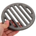 thumbnail image 3 of unbranded Rejilla Redonda De Hierro Fundido Para Exterior Con Distribución De Calor, 3 of 6