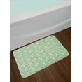 thumbnail image 2 of Flip Flop Bath Mat, Colorful and Different Patterned Double Pluggers on Star Filled Blue Backdrop, Plush Bathroom Decor Mat with Non Slip Backing, 29.5" X 17.5", Multicolor, by Ambesonne, 2 of 2