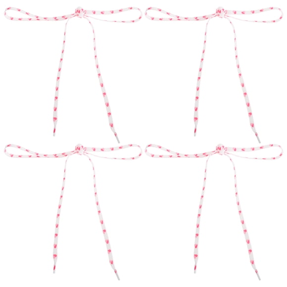 unbranded 1Par Cordones Planos Con De Corazones Para Zapatillas Deportivas Y Coloridos Y