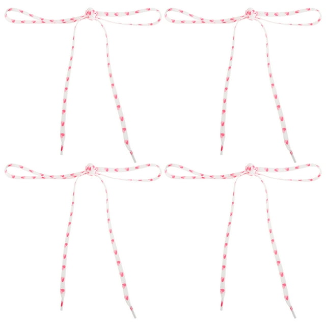 unbranded 1Par Cordones Planos Con De Corazones Para Zapatillas Deportivas Y Coloridos Y