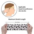 thumbnail image 5 of Easygdp Cute Animal with Cow Sports Headband Non Slip Headband Unisex for Head Circumference 19.6 - 22.4 inch, 5 of 9