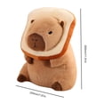 thumbnail image 2 of Zexumo Capybara Plush Toy, Cute Capybara Stuffed Animals Soft Brown Capybara Plushie Doll Pillow Decoration Stuffed Capybara Toy Gift for Kids Adults - 11.8Inch, 2 of 6