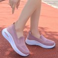 thumbnail image 6 of ibiyuan Orthopedic Walking Shoes for Women Closures Arch Support Walking Shoes for Women Mesh Knitted Walking Anti-Skid Sneakers for Women Classic Hands Free Mary Jane Shoes Pull-On Shoes, 6 of 8