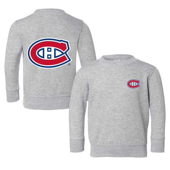Toddler Chad & Jake Heather Gray Montreal Canadiens Pullover Sweatshirt