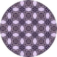 thumbnail image 1 of Ahgly Company Tapis Rond Lavable en Machine Intérieur Transitionnel Prune Violet, 8 Pieds Rond, 1 of 7