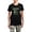 With Gray Camo Pant, variant on CafePress - Quinns Club Women's Dark Pajamas - Women's Short Sleeve Print T-Shirt and Pants Dark Cotton Pajama Set