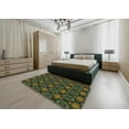 thumbnail image 5 of Ahgly Company Machine Washable Indoor Square Transitional Midnight Gray Area Rugs, 9' Square, 5 of 7