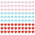 thumbnail image 1 of Shisuyan Forme de Cœur Flatback Acrylique Cœur Cristal Rouge 192 Pcs 0.3x0.3in, 1 of 9