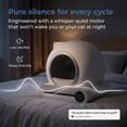 thumbnail image 2 of OXAA Automatic Self-Cleaning Cat Litter Box - Smart WiFi App Control, Multi-Cat Safety Protection, & Odor Control, 2 of 8