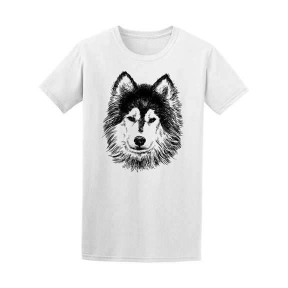 Beautiful Portrait Of Husky Tee Men's -Image by Shutterstock
