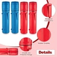 thumbnail image 3 of 4 Piezas Tubo de Almacenamiento de Varillas de 14 Pulgadas Contenedor de Varillas de Soldadura A Prueba de Aire Impermeable Rojo y Azul, 3 of 6