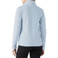 thumbnail image 3 of SMZ Women's Lightweight Warm Zip Up Long-Sleeve Soft Polar Fleece Jacket for Fall Winter, 3 of 8