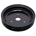 thumbnail image 1 of Steel Crankshaft Pulley - Black Short 2 Groove for 1955-68 Chevy Small Block, 1 of 1