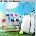 thumbnail image 4 of 40 Pcs 17 oz Plastic Water Bottles Bulk and Drawstring Backpack Set Reusable Flip Top Leakproof Water Bottles with Handle for Adults Sports Gym Travel Party Outdoor (Lovely), 4 of 12