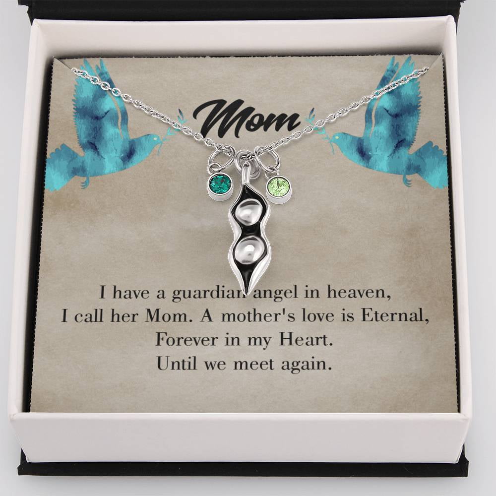 Mom Necklace Keepsake Card Jewelry Mother Necklace Youre an Angel Gift Penda 