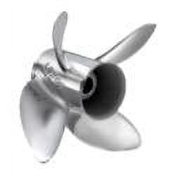 Solas Rubex 9573-153-18 L4, Stainless Steel Interchangeable Hub 4-Blade Propeller