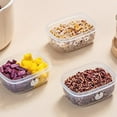 thumbnail image 4 of Reusable Food Storage Container, Cartoon Freezer Containers with Lids, Portable Plastic Meal Prep Storage Container Suitable for Home, Office Use, Microwave Heating Available, 4 of 8