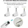thumbnail image 3 of czcpp-Tonton Adaptateur d'Alimentation 5V, Compatible avec Skylight 10 Pouces, Cadres Photo Numériques 10.1 Pouces, Lecteur de Disques Victrola Série VSC-550BT, Appareils DC Balançoire Simple Graco (5V, 2A, 1., 3 of 4