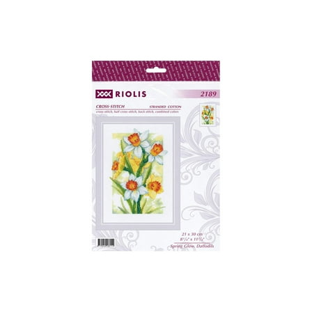 Riolis Cross Stitch Kit Spring Glow Daffodils