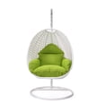 thumbnail image 3 of Hanging Egg Swing Chair - Outdoor Patio Porch Swing Seat - Wicker Hanging Chair with Stand, 3 of 5