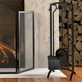 thumbnail image 4 of Panacea 4 Piece Arch Top Fireplace Tool Set w/Brush, Shovel, Poker & Stand, 4 of 6