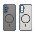 thumbnail image 3 of YEYKX Magnetic for Samsung Galaxy A17 5G Case [Compatible with MagSafe] [Military Grade Drop Protection] Translucent Matte Shockproof Phone Case,Blue, 3 of 8