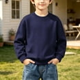 thumbnail image 2 of Hurxie Boys Sweatshirts Kids Fashion Fleece Long Sleeve Crewneck Pullover 10-11 Years, 2 of 7