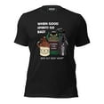 thumbnail image 1 of t-shirt Unisexe When Good Spirits Go Bad, 1 of 8