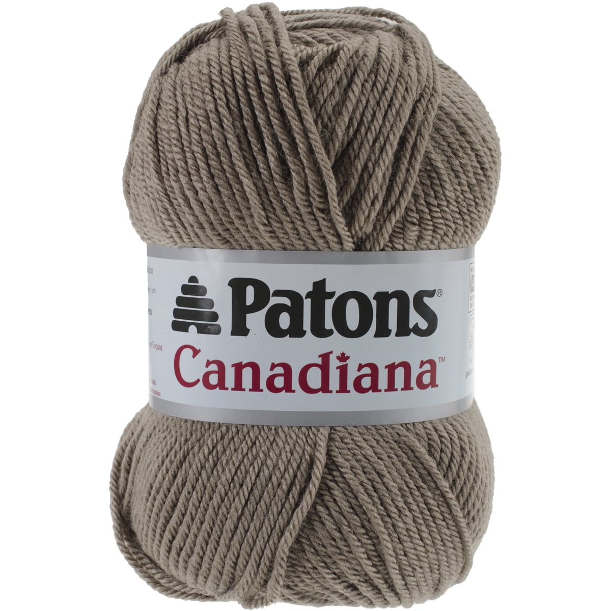 Canadiana Yarn - Solids-Toasty Grey - Walmart.com