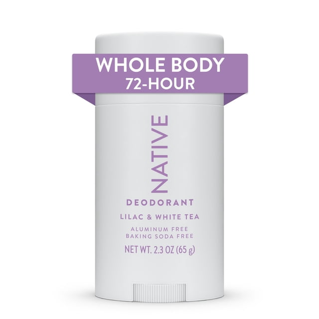 Desodorante en barra Native para todo el cuerpo, 72 horas, protección contra olores