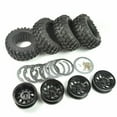 thumbnail image 2 of Crawler 96mm Tire Set 1.9Inch Beadlock Wheels Rims for RC4WD D90 Tamiya CC01, 2 of 5