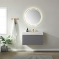 thumbnail image 5 of VINNOVA Alicante 36in  Grey Bathroom Vanity with White Sintered Stone Countertop and Mirror, 5 of 12